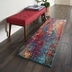 preview thumbnail 60 of 64, Nourison Celestial Abstract Ombre Area Rug 2' x 6' Runner - Blue/Red - Rectangle