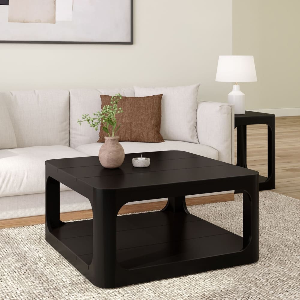 Plank and Beam Forma Real Wood Square Coffee Table - 36"