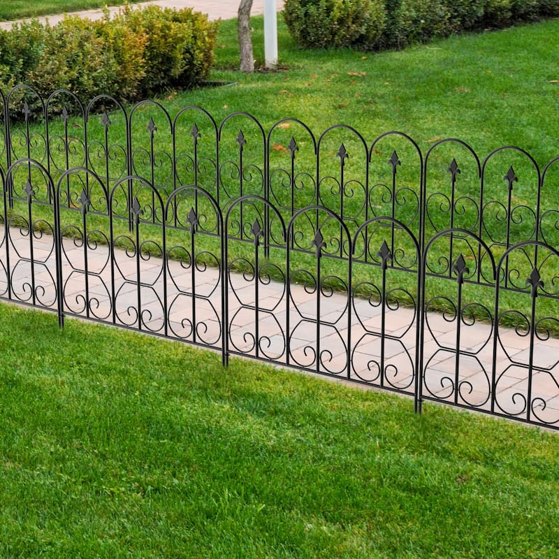 24"W x 32"H Decorative Metal Fence Panel(10 Pieces)