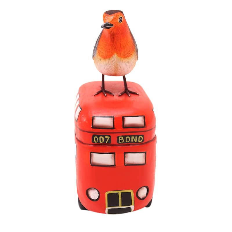 Novica Handmade Sightseeing Wood Statuette