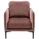 preview thumbnail 28 of 53, Nora Modern Velvet Accent Chair for Bedroom with Metal Legs