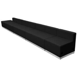 Chancellor Cleo Black Leather Office Sofa Sets 10 6pcs Chancellor Cleo Black Leather Office Sofa Sets 10 6pcs Free Shipping Today 21480016