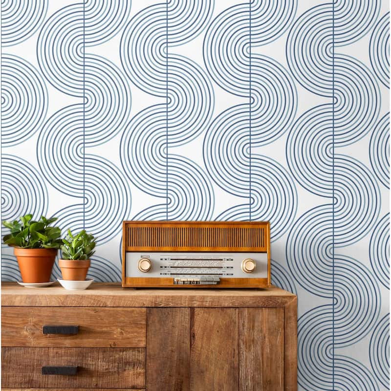 NextWall Zen Geo Peel and Stick Wallpaper