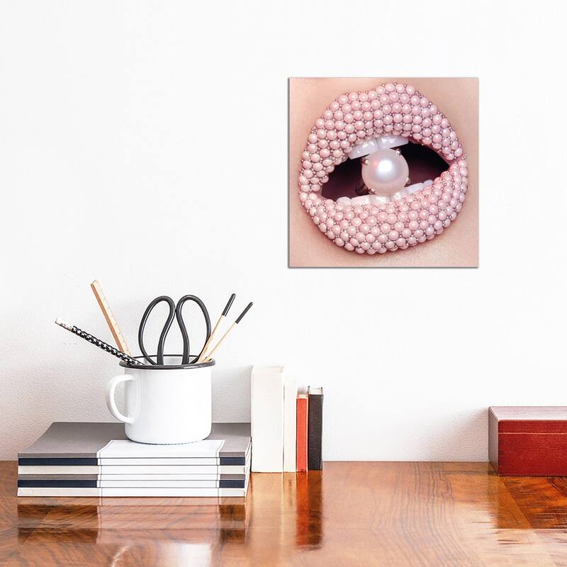 iCanvas "Pearls" by Vlada Haggerty Canvas Print - 12x12x0.75