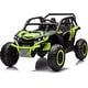 preview thumbnail 25 of 28, 24V Kids Ride On Utv,2-Seater 4WD Off Road Electric Vehicle with Remote Control Green