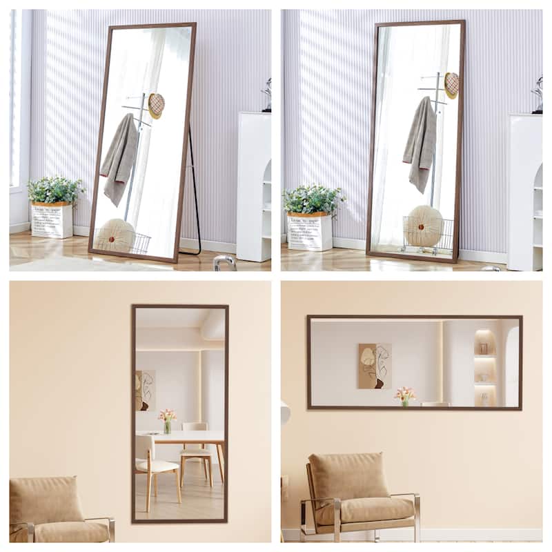 71" Wood Frame Full Length Mirror,Dressing Mirror