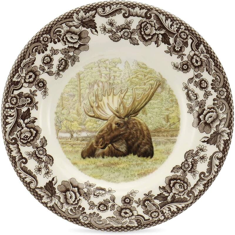 Spode Woodland Bread and Butter Plate - 6" - Moose