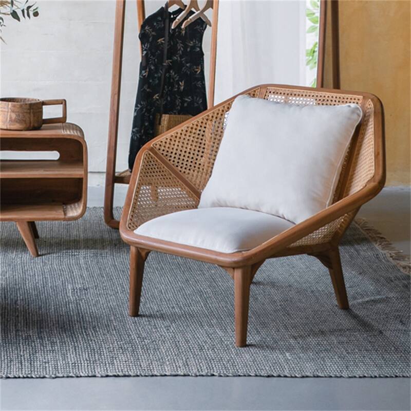 Modern Tectona Teak Leisure Chair