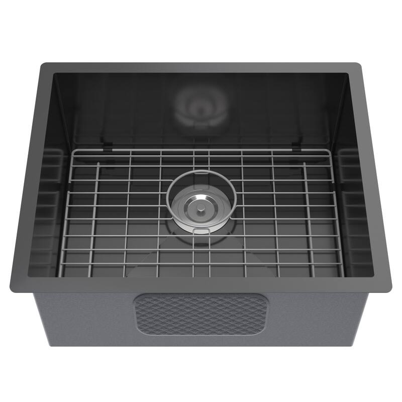 Undermount Stainless Steel Kitchen Sink -Black-Single Bowl - US2218R10-055R00ONH