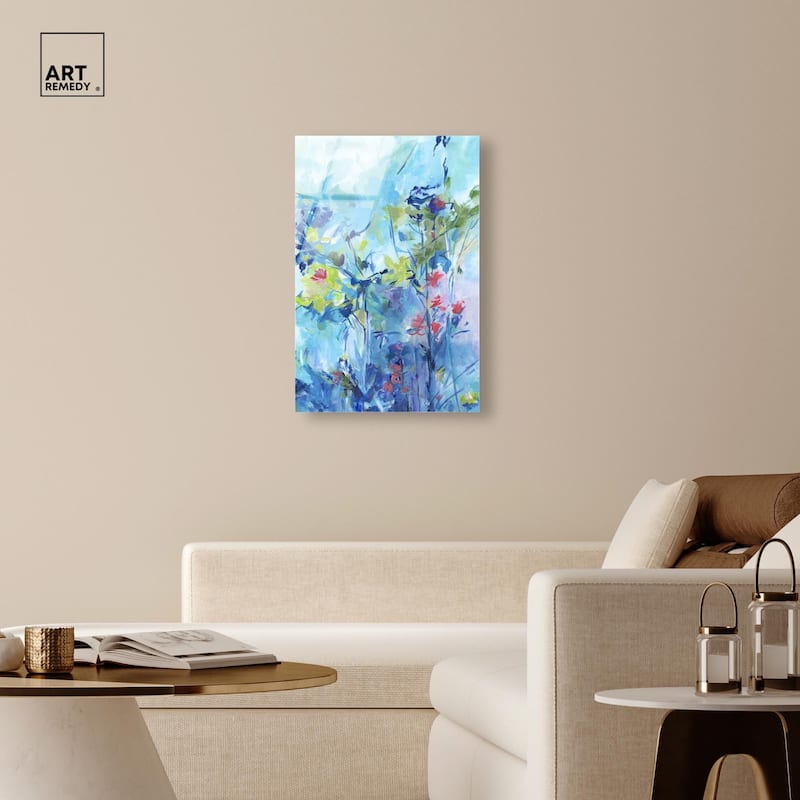 Heavenly Blue II Acrylic by Art Remedy, Ready to Hang
