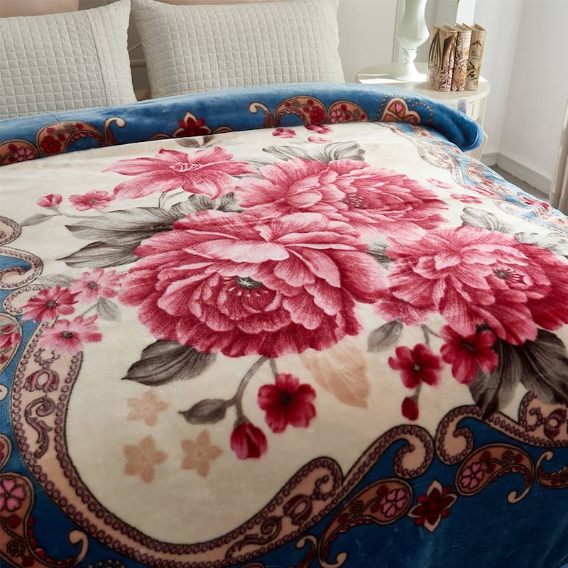2 Ply Reversible Blanket Korean Style Mink Blanket