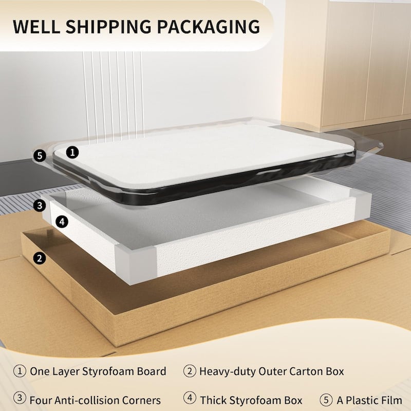 Modern Rounded Rectangle Wall Mirror with Stainless Steel Frame for Bathroom Vanity(1 Piece)