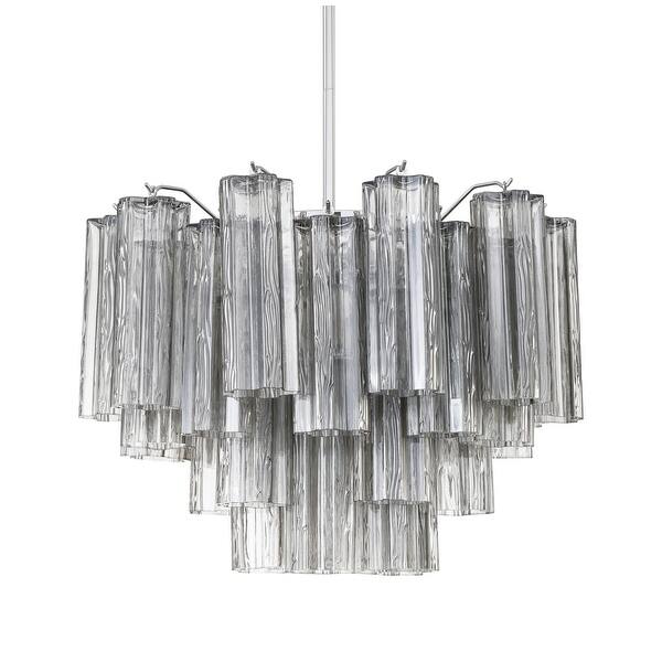 slide 2 of 7, Crystorama Lighting Group ADD-306-SM Addis 6 Light 20" Wide Chandelier Polished Chrome