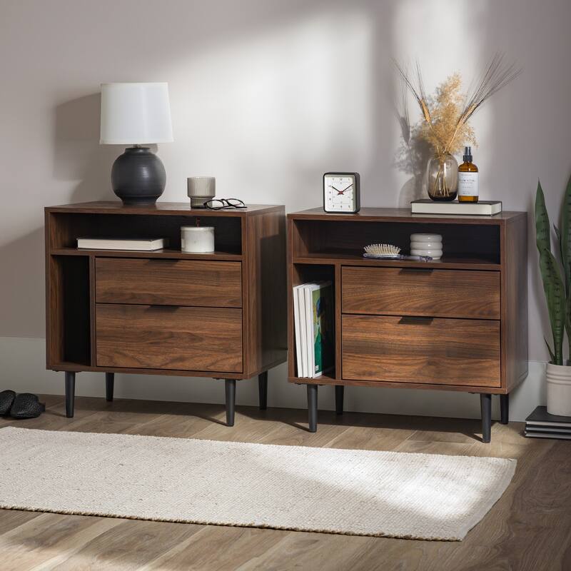 Middlebrook Modern Storage Nightstand, Set of 2