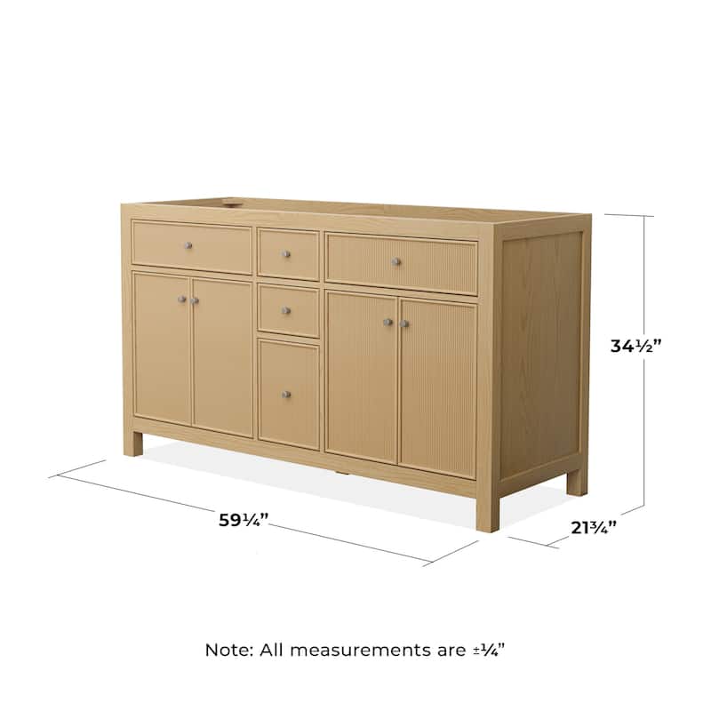 Wyndham Collection WCF9292-60D-CXSXXMXX Pendry 60" Double Free