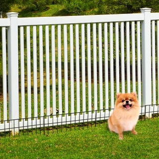 Picket Fence Best Backyard Fence For Dogs 24x15-Inch Animal