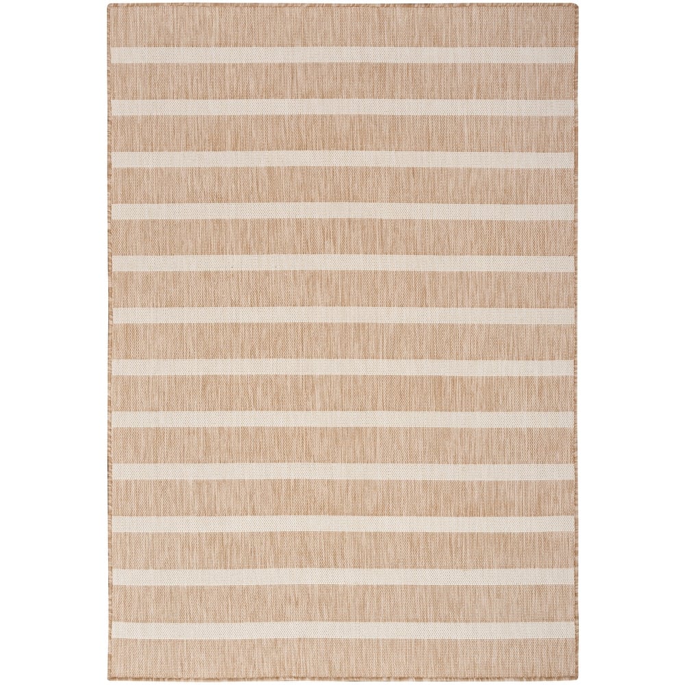 Nourison Selerno Indoor/Outdoor Striped Area Rug.