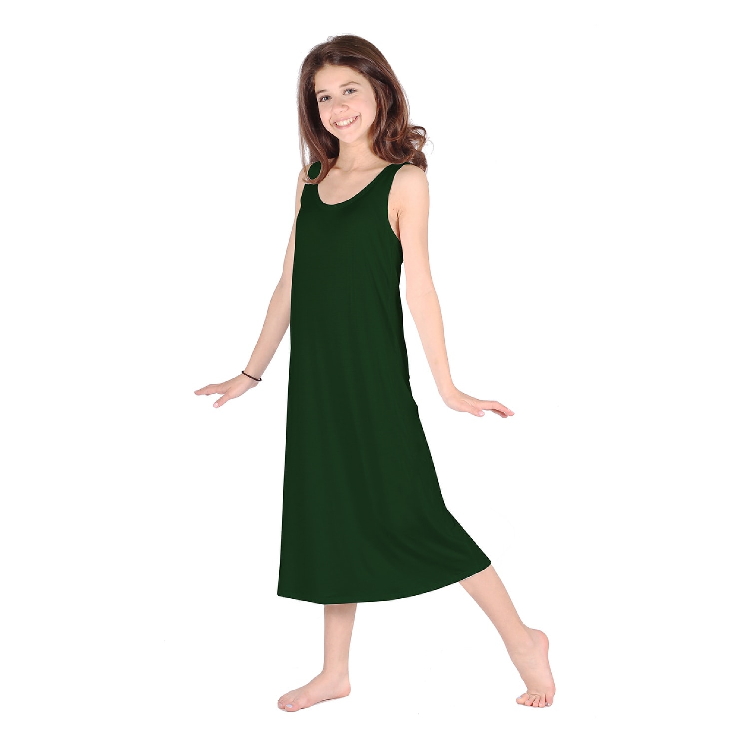 hunter green maxi dress