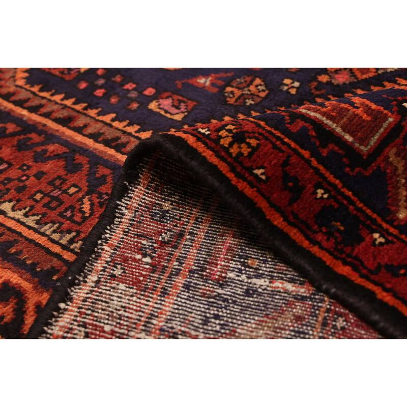 ECARPETGALLERY Hand-knotted Anadol Dark Red Wool Rug - 4'11 x 8'3