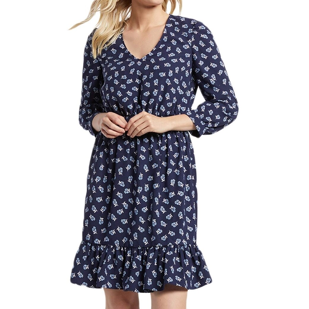 ditsy shift dress