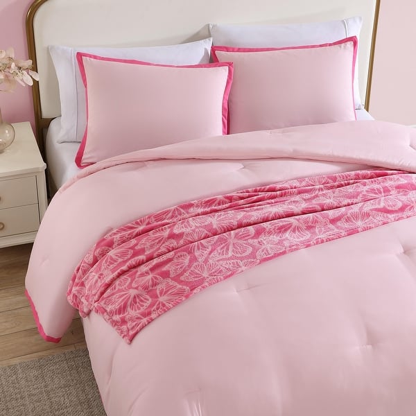 Betsey Johnson Fodera super morbida abbinata, coperta bonus