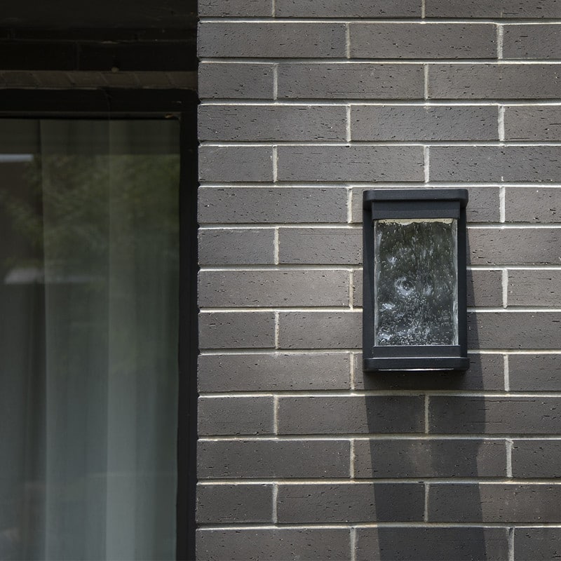 Lutec 1 -Light Black Integrated LED Outdoor Wall Lantern Sconce - 8 x 10.83 x 4.25 - 8 x 10.83 x 4.25