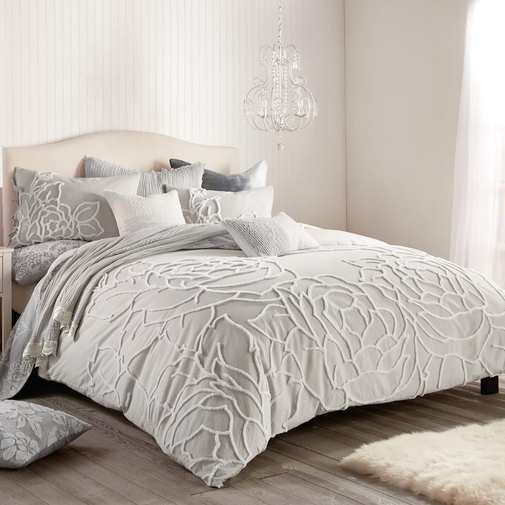 Peri Home Chenille Rose Duvet Set