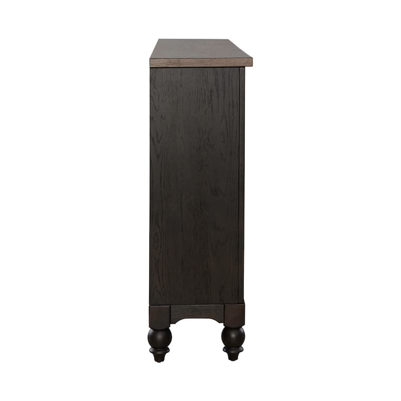 Americana Farmhouse Black Hall Buffet