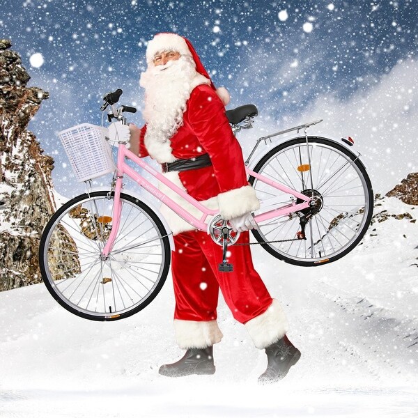 【お取り寄せ】 Bicycle Classic Inch 26 Retro Bicycle Cruiser Beach Bicycle トランプ