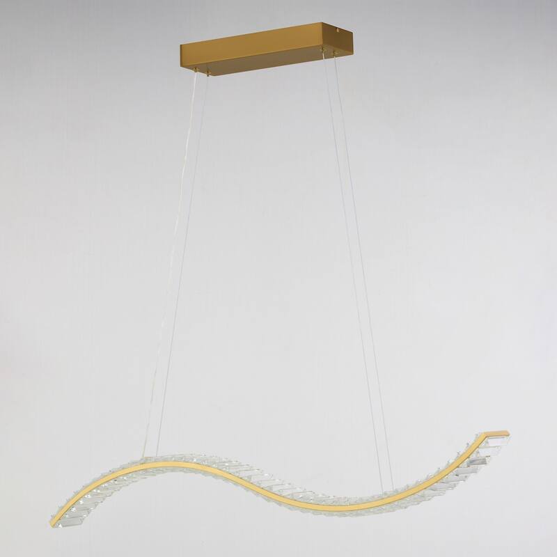 Vaxcel Lighting P0428 38" Wide LED Linear Chandelier