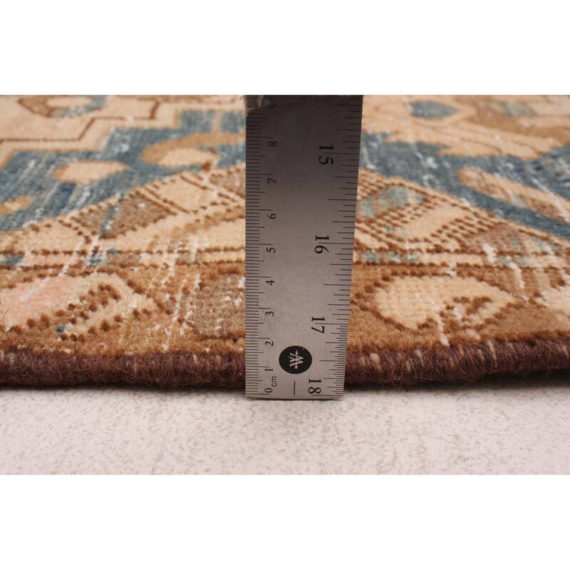 ECARPETGALLERY Hand-knotted Antalya Vintage Beige Wool Rug - 5'0 x 9'1