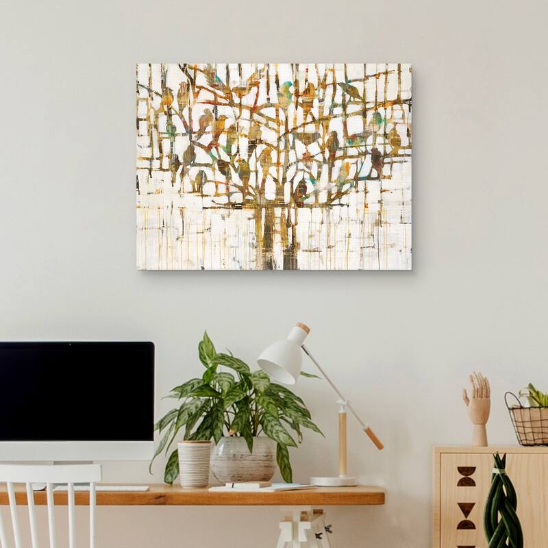 Tree Talk by Liz Jardine Canvas Art Print