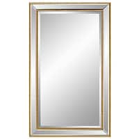 24 x 40 in. Gold Rectangular Mirror - 24" W x 40" H x 1" D - On Sale ...