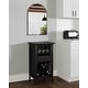 preview thumbnail 10 of 13, Modern Metal Framed Maeve Arched Wall Accent Mirror