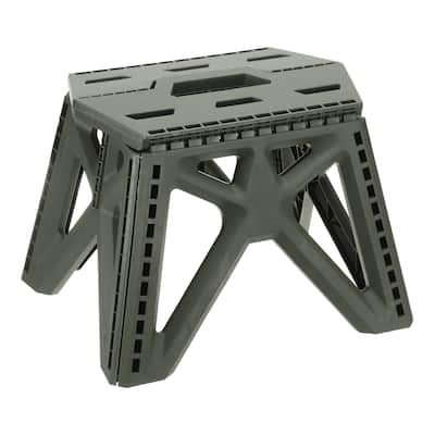 9" Folding Step Stool for Adults 275 lbs Capacity - 11.4 x 7.9 x 9.3inch