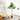 Green Faux Foliage Fiddle Leaf Artificial Tree with Realistic Leaves