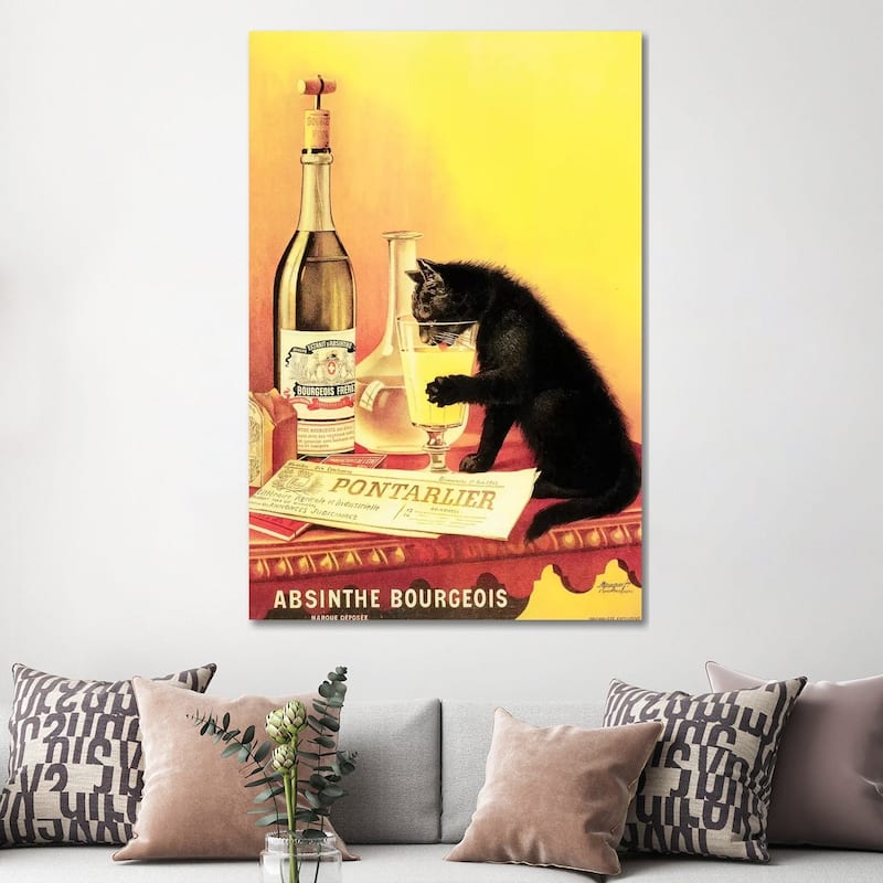 iCanvas "Absinthe Bourgeois" by Vintage Apple Collection Canvas Print