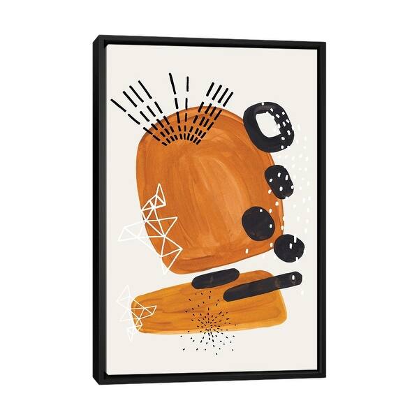 slide 2 of 9, iCanvas "70s Sound" by EnShape Framed Black - 40x26