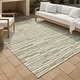 preview thumbnail 1 of 11, Machine Washable Indoor/ Outdoor Modern Milo Chantille Rug Sage - 10' x 14'