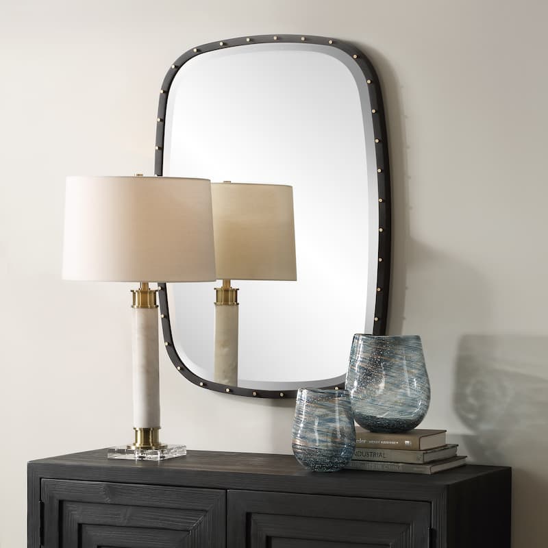 Uttermost Benedo Industrial Mirror - 36"H x 26"W x 1.5"D