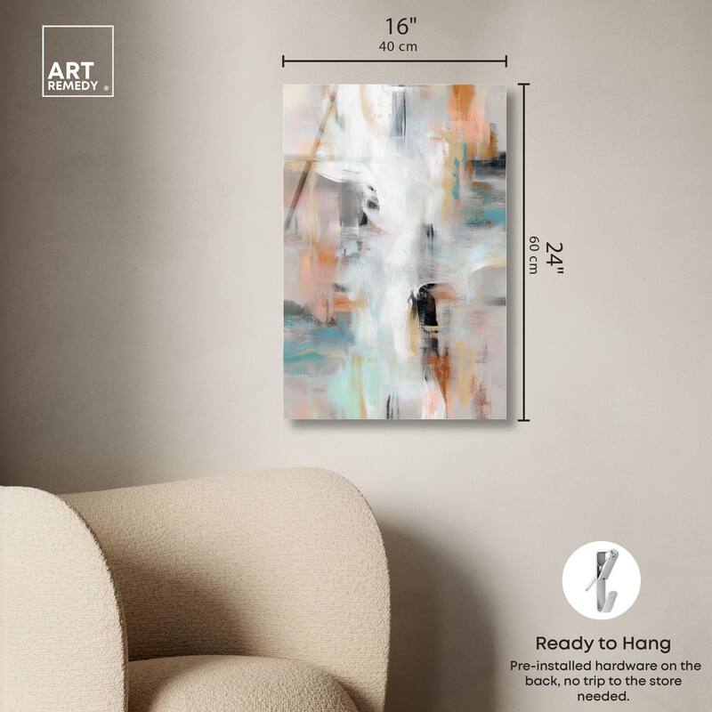 Gilded Mist Acrylic by Art Remedy, Ready to Hang
