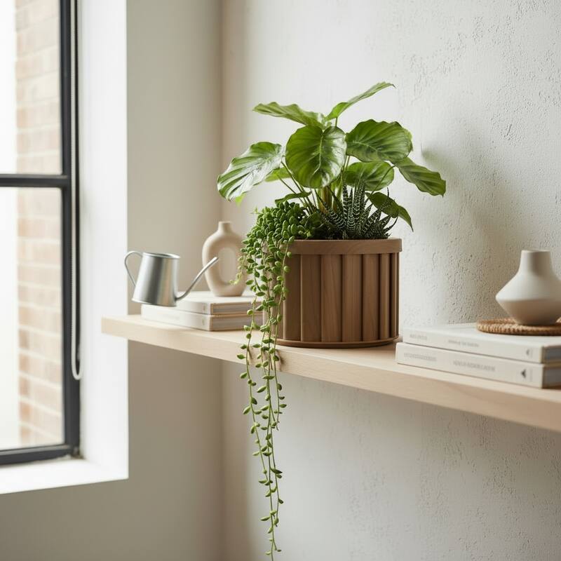 Round Strata Planter