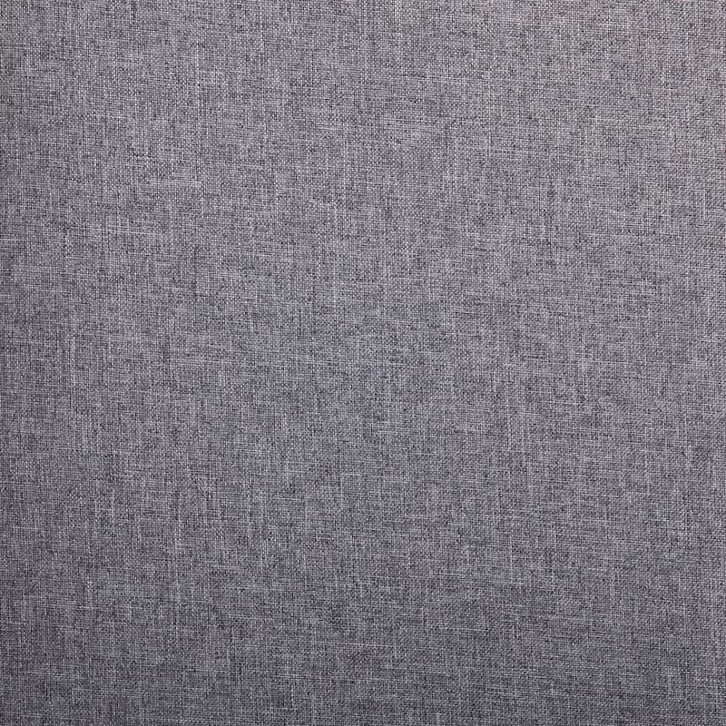 vidaXL Dining Chairs 2 pcs Light Gray Fabric