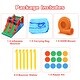 preview thumbnail 10 of 8, Costway Inflatable Bounce House 3-in-1 Dual Slides Jumping Castle - 143'' x 73.5'' x 71'' (L x W x H)