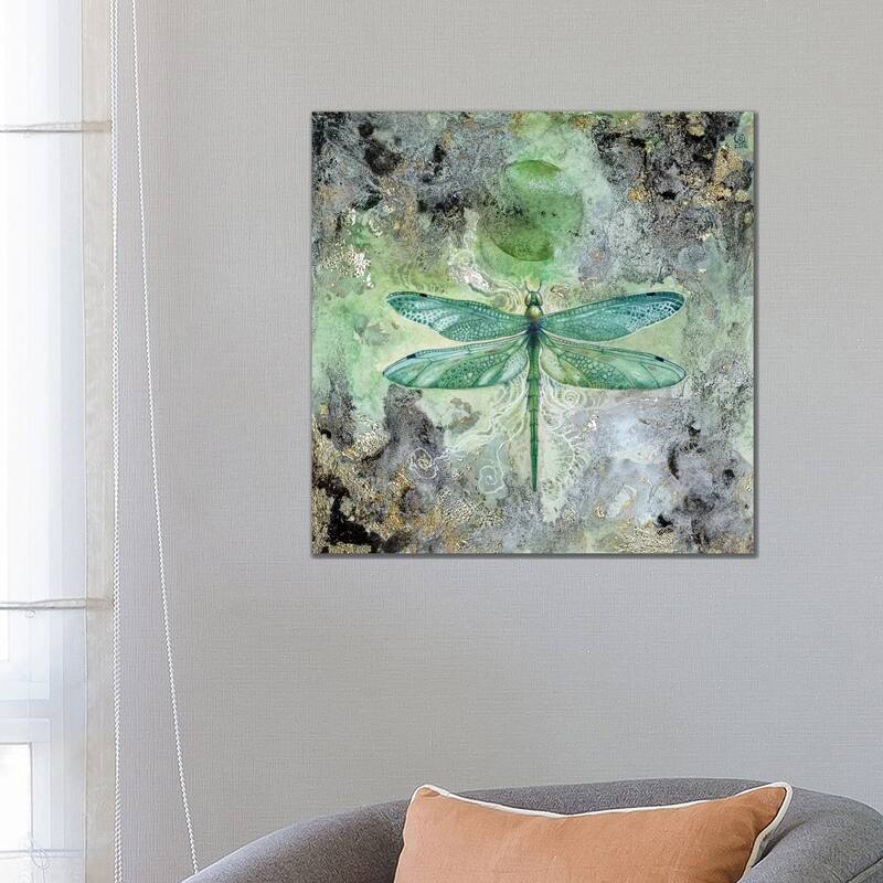 iCanvas "Dragonfly V" by Stephanie Law Canvas Print - 26x26x1.5
