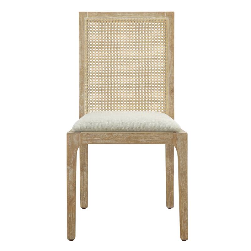 Madison Park Ashe Natural Dining Chair set of 2