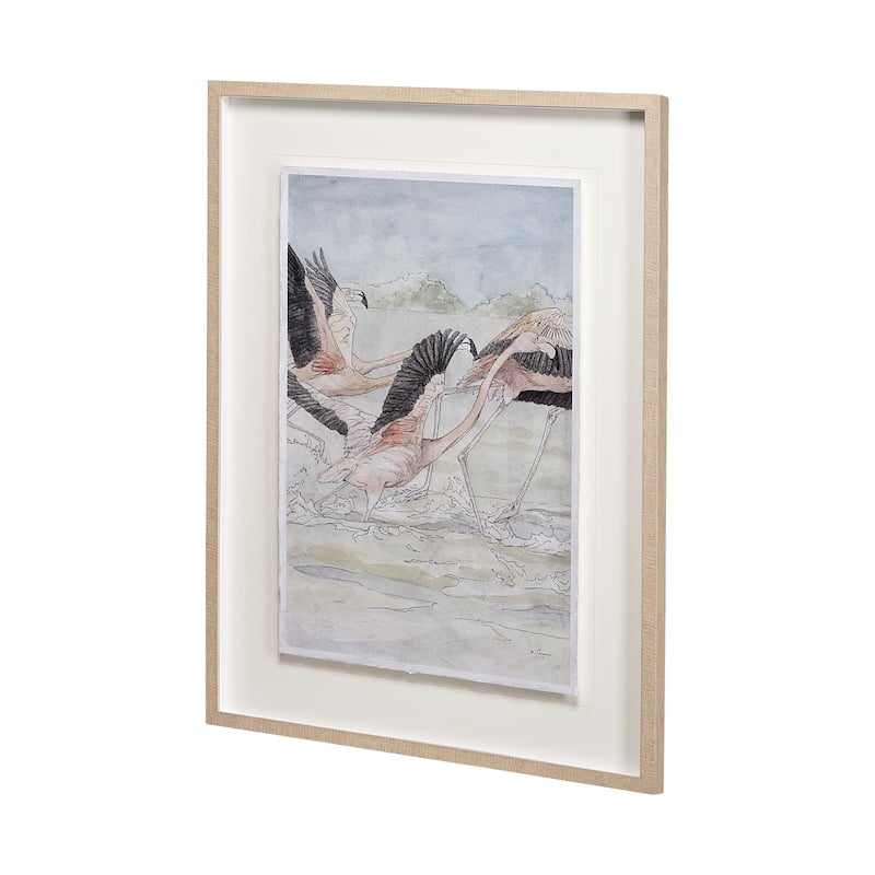 Flamingo I Framed Art Print