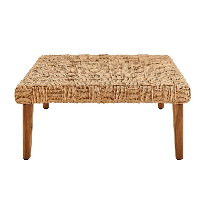Thames Outdoor Patio Wicker Outdoor Patio Rattan Coffee Table