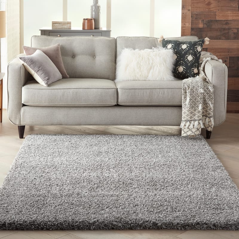Nourison Ashland Solid Shag Area Rug