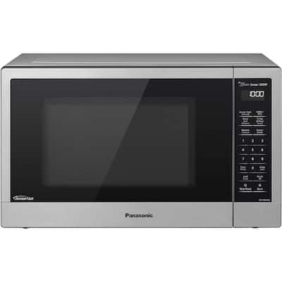 1.2 Cu Ft Countertop Microwave with 1200W Power & Stainless Steel Finish